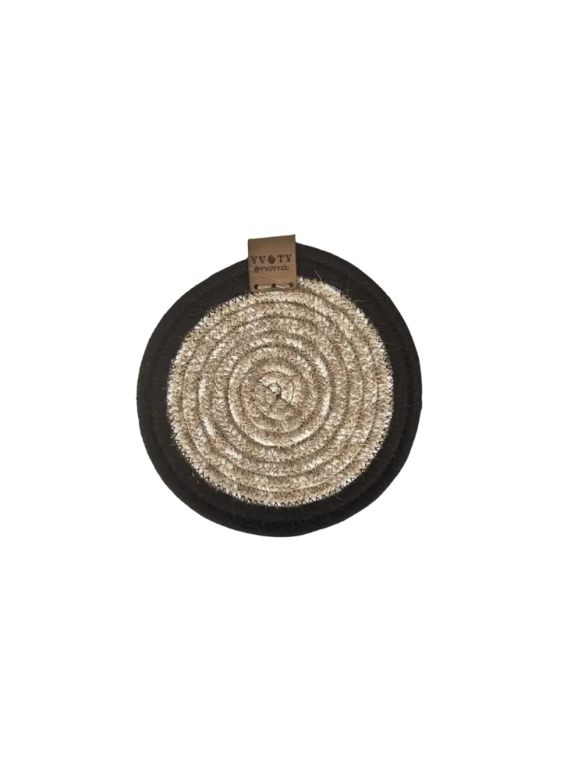 Set de Posavasos de Yute y Algodón - 3