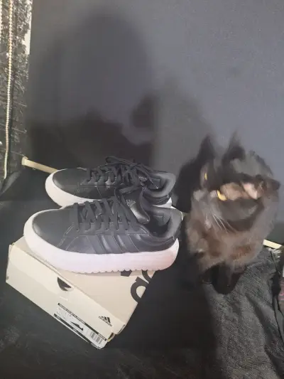 Zapatillas Adidas Grand Court Platform negras - miniatura 3