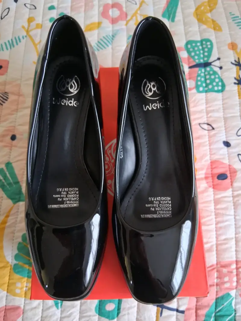 Zapatos de charol negro Weide para mujer - 1