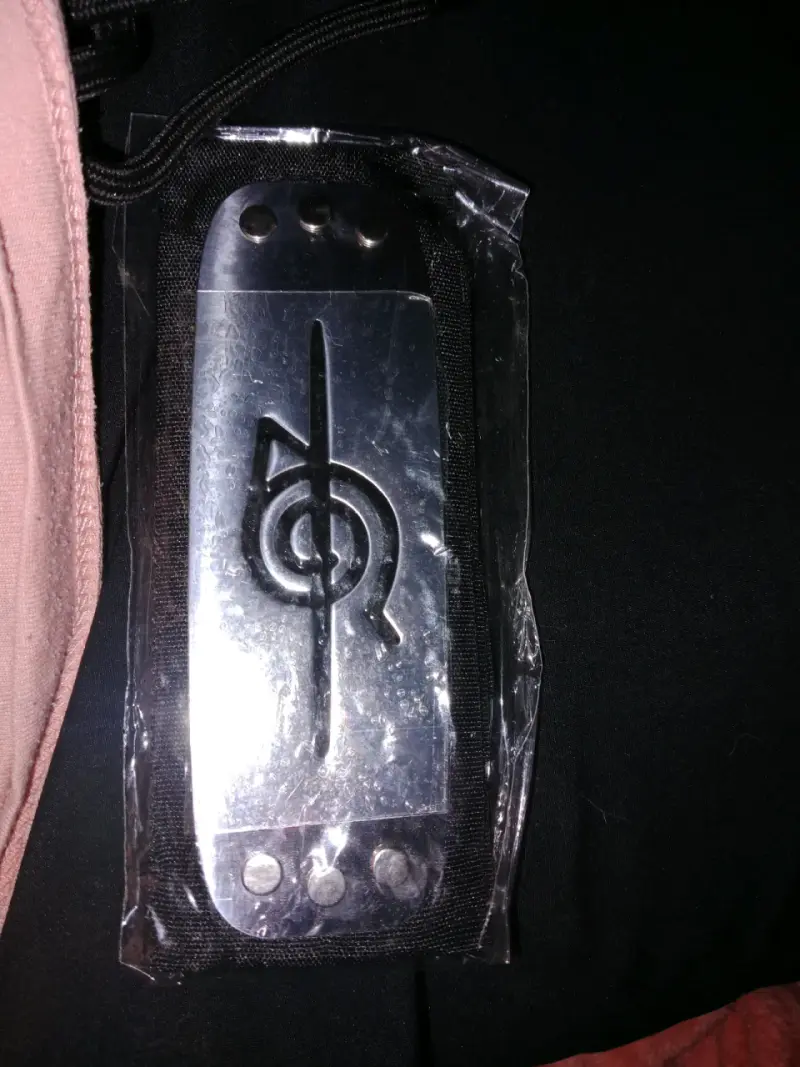 Set de bandas de cabeza Naruto con símbolo Konoha - 3