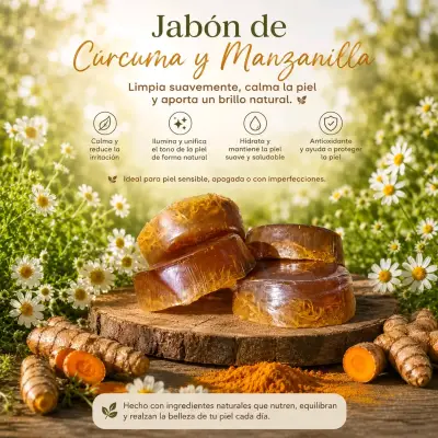 Jabones artesanales hechos a mano con mucho amor - miniatura 1