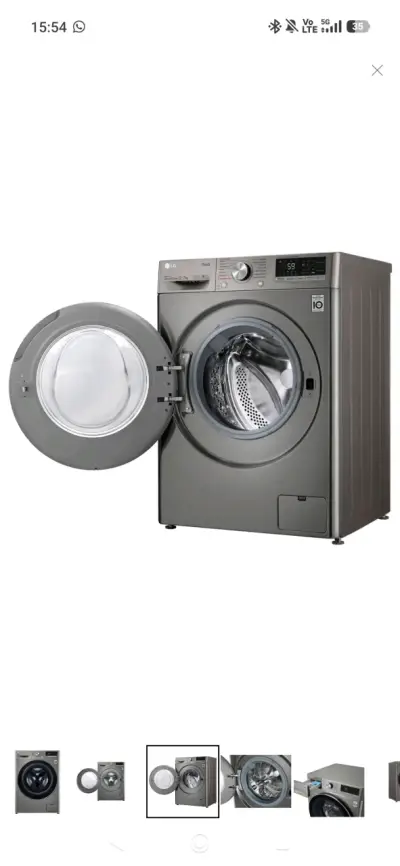 Lavadora Secadora LG 12Kg/7Kg AIDD WD12VVC4S6C - miniatura 2