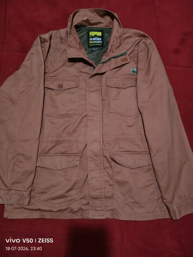 Chaqueta marrón Atlas For Men de algodón