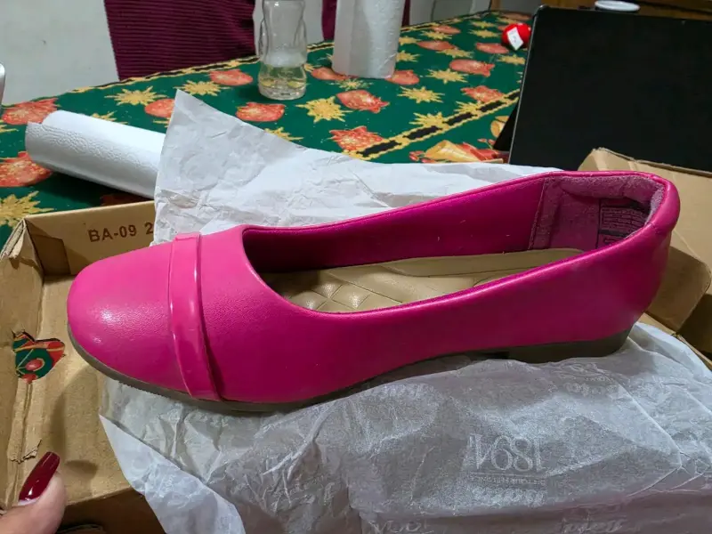Bailarinas planas fucsias de mujer en buen estado - 3