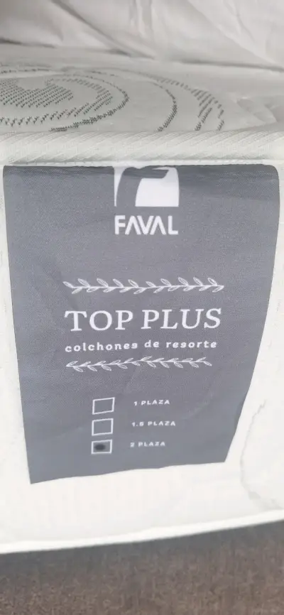 Cama 2 plazas con base europea dividida - miniatura 6