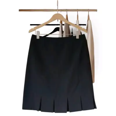 Falda Negra De Vestir Briggs New York - Talla 40 - miniatura 2