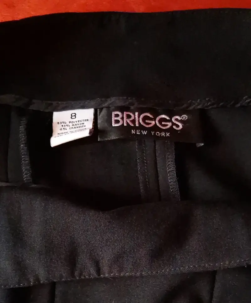 Falda Negra De Vestir Briggs New York - Talla 40 - 3
