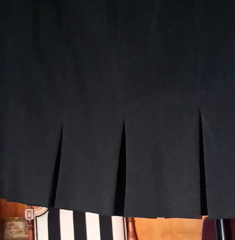 Falda Negra De Vestir Briggs New York - Talla 40 - 4