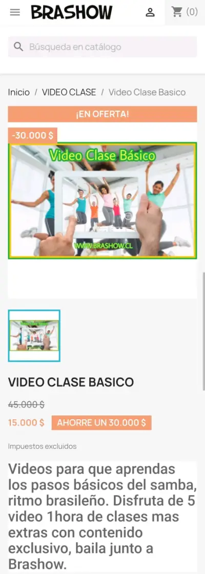 Clases de Samba no pé, video clases online Chile - miniatura 3