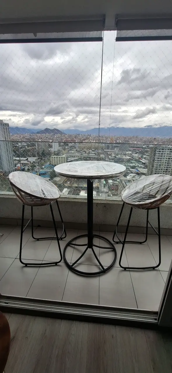 Set de Muebles de Terraza con Mesa y Sillas
