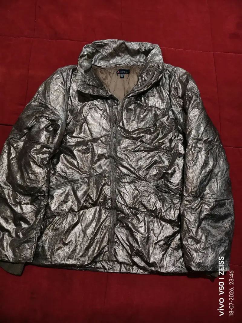 Chaqueta metálica para mujer talla L