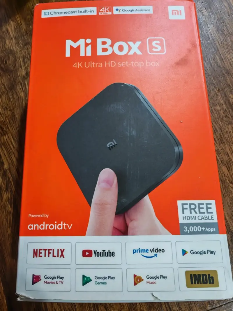Mi Box S 4K Ultra HD con Android TV - 1