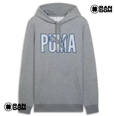 Polerón con capucha gris Puma para hombre - miniatura 2