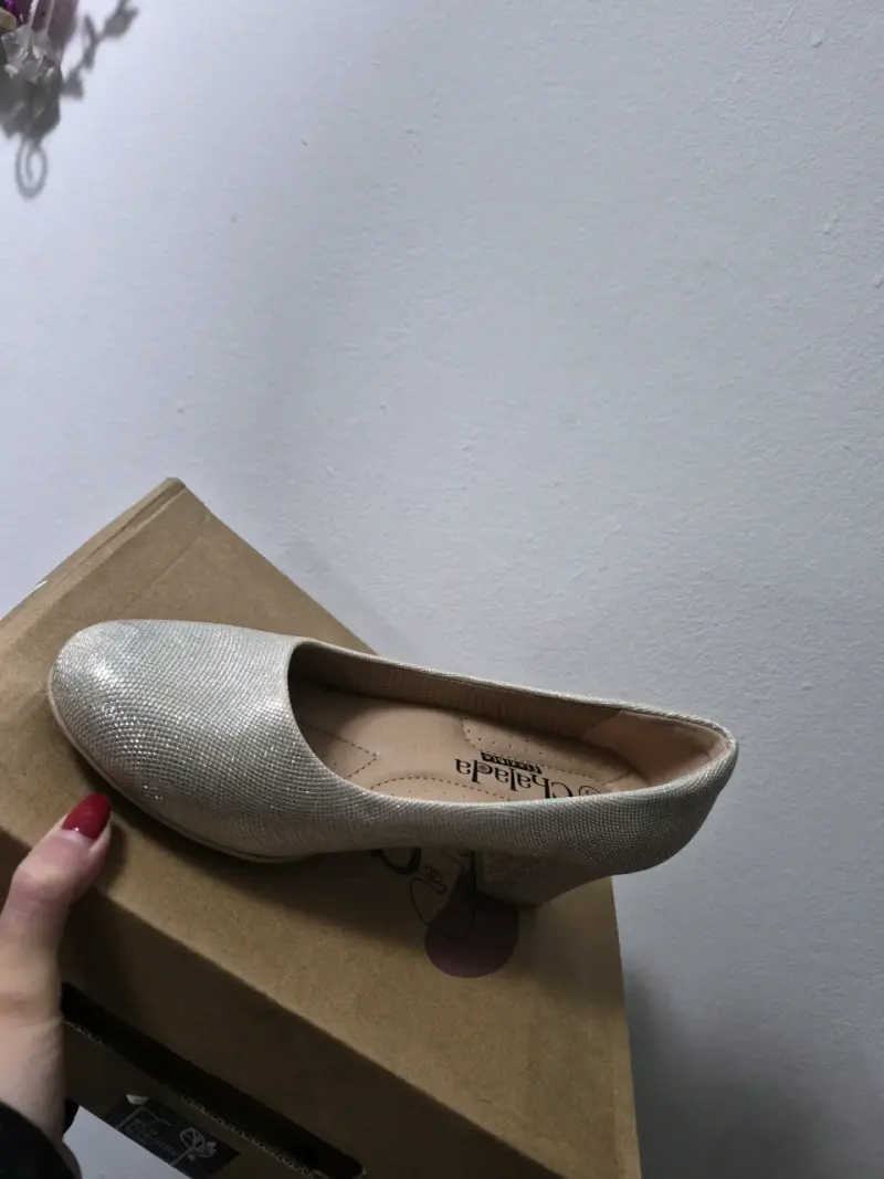Bailarinas doradas Chaladá flexibles talla 35 - 3