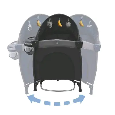 Cuna Corral Bebe Con Cambiador y Mosquitero Bebesit Traveler - miniatura 2