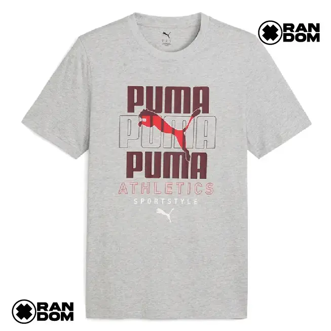 Polera deportiva Puma gris para hombre - 2