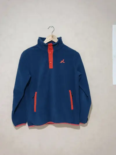 Polar azul con detalles rojos para niño talla 14 - miniatura 1