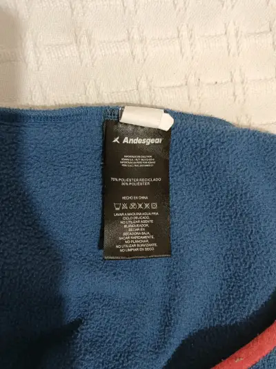 Polar azul con detalles rojos para niño talla 14 - miniatura 5