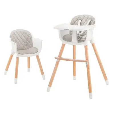 Silla alta para bebé de madera y plástico - miniatura 2