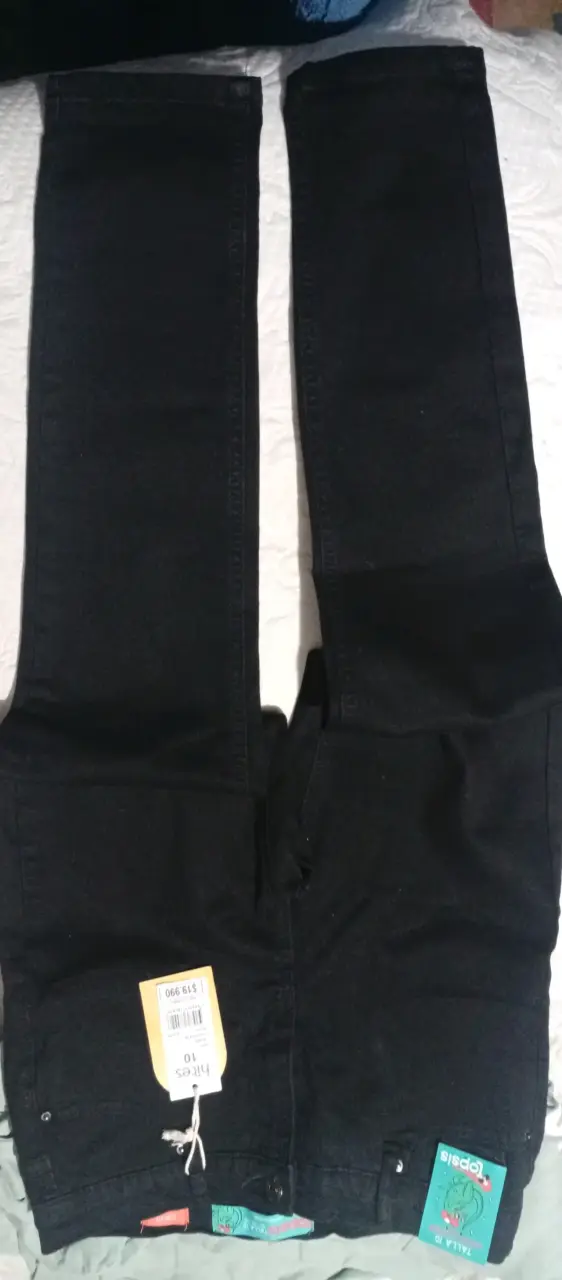 Jeans negros de niño talla 10 - 1