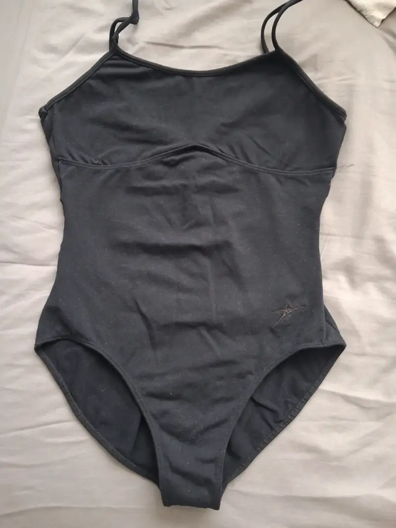 Leotardo de ballet negro para mujer - 3