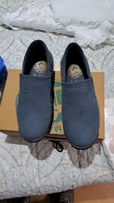 Zapatos casuales azul marino para mujer - miniatura 1