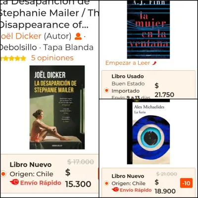 Lote de libros de misterio y suspenso - miniatura 6