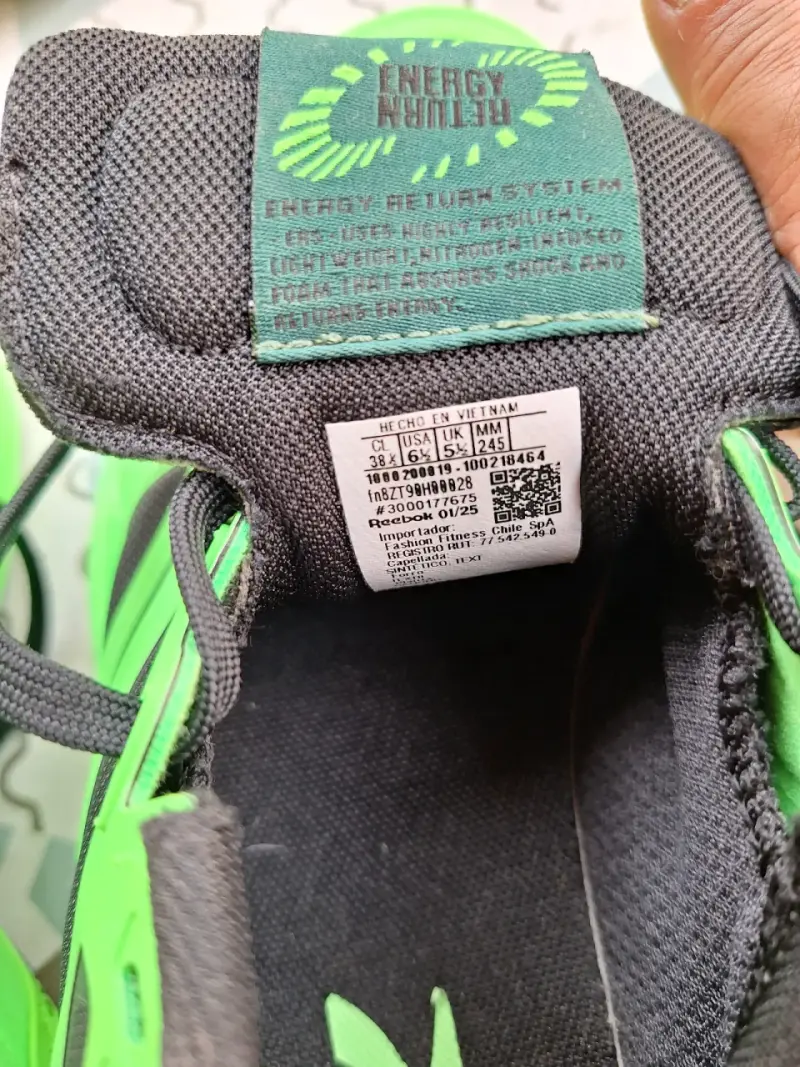 Zapatillas Reebok ERS verdes originales - 2