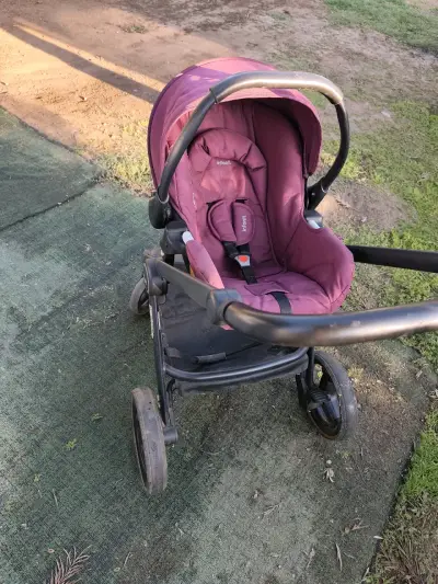 Coche de bebé Infanti con silla desmontable - miniatura 4