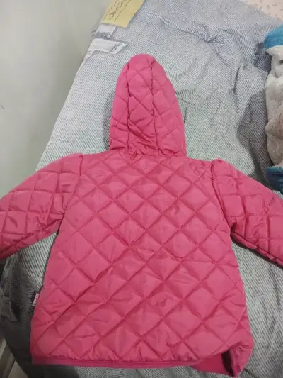 Chaqueta acolchada infantil Snoopy rosa - miniatura 2