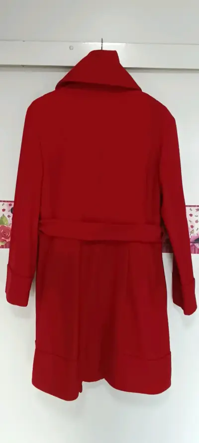 Abrigo rojo elegante para mujer Zibel - miniatura 6