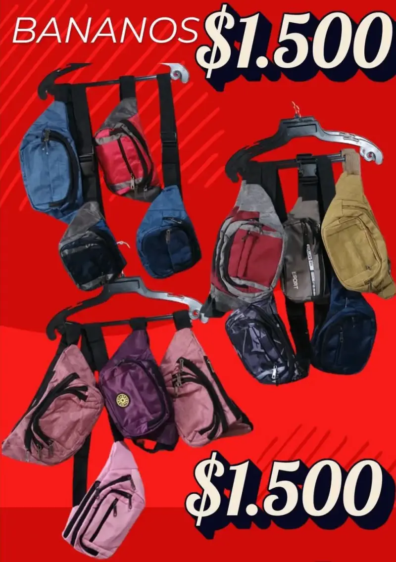 Banano unisex en varios colores