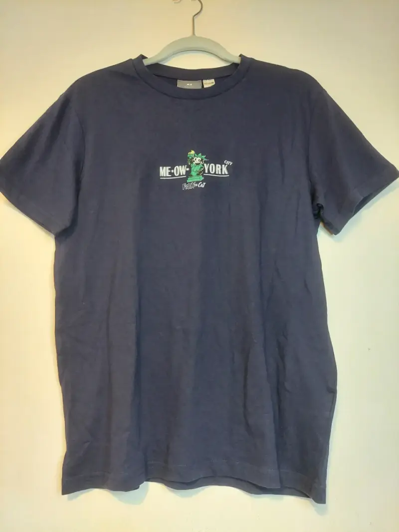 Polera azul Me-Ow York de H&M - 1