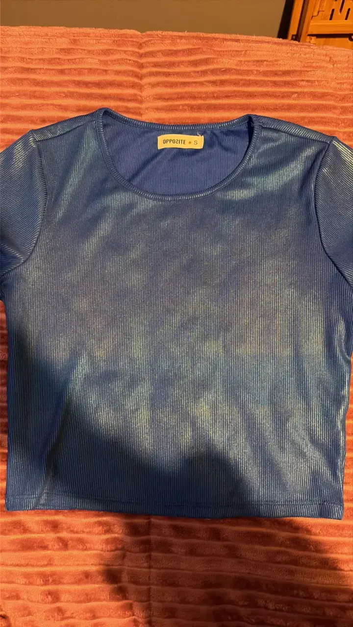 Polera azul Opposite talla S