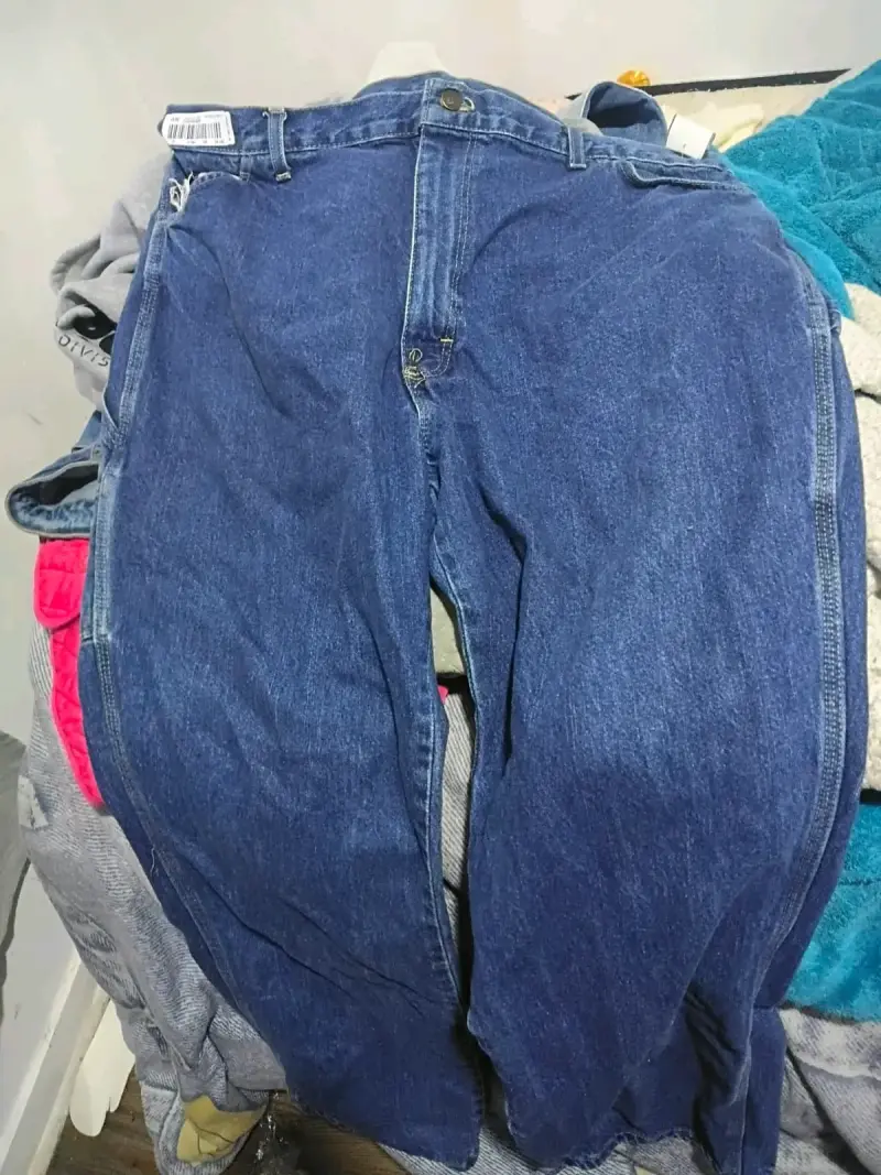 Jeans de mezclilla azul para hombre - 1