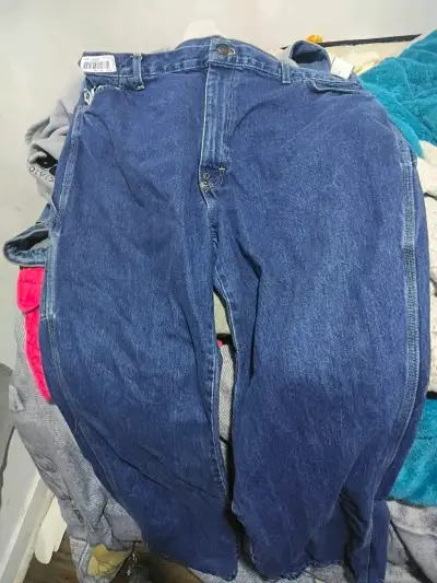 Jeans de mezclilla azul para hombre - miniatura 1