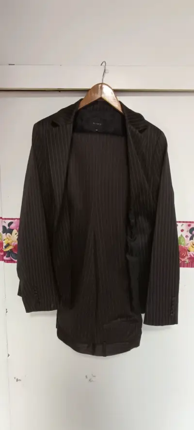 Traje Blazer de rayas mujer Alaniz talla 46 - miniatura 3