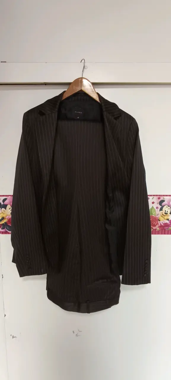 Traje Blazer de rayas mujer Alaniz talla 46 - 5