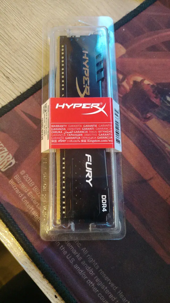 Memoria RAM HyperX Fury DDR4 8GB