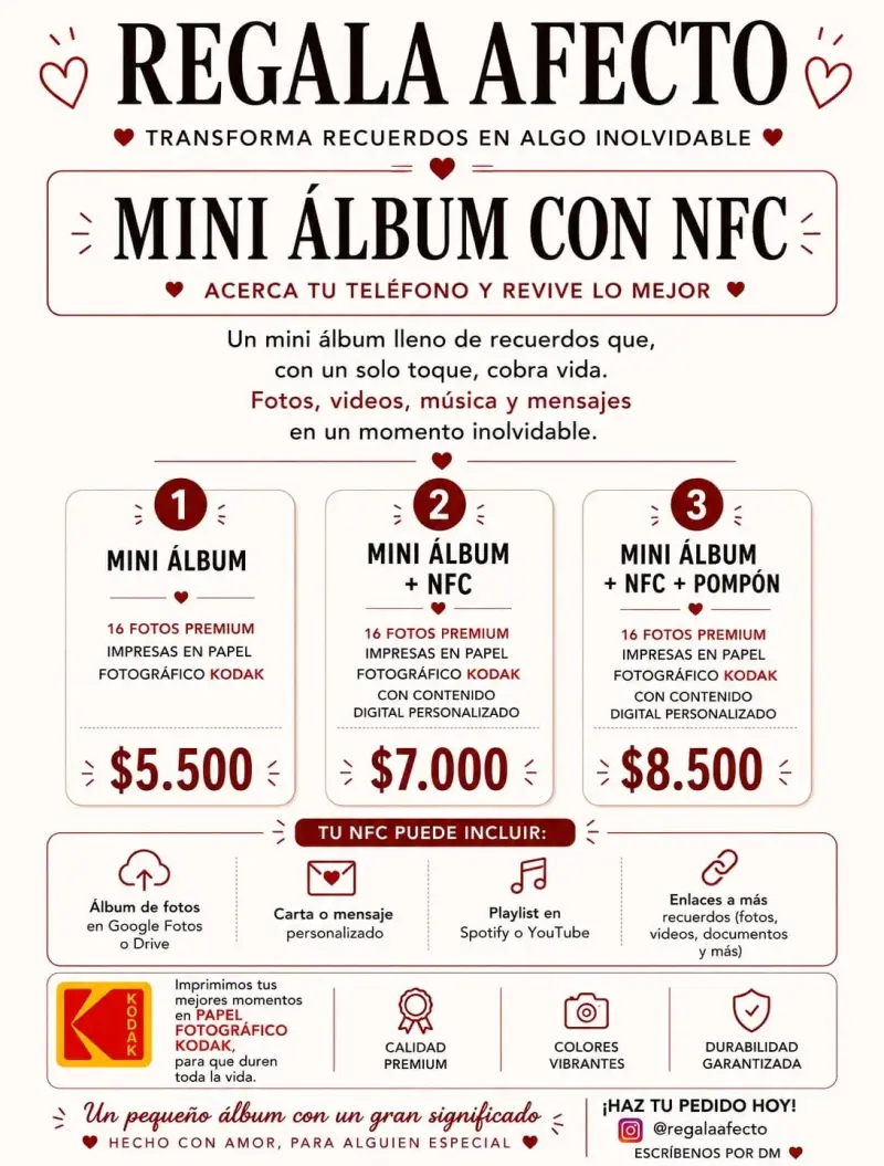 Llavero mini álbum + NFC - 5