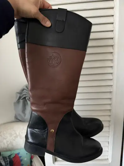 Botas Gacel  de cuero bicolor 35 - miniatura 1
