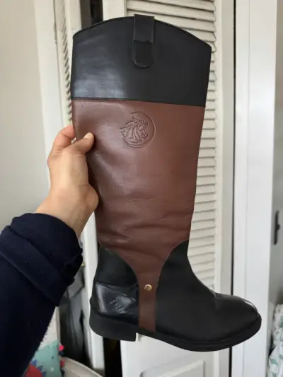 Botas Gacel  de cuero bicolor 35 - miniatura 3