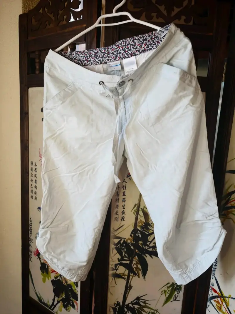 Pantalones cortos blancos para hombre - 1