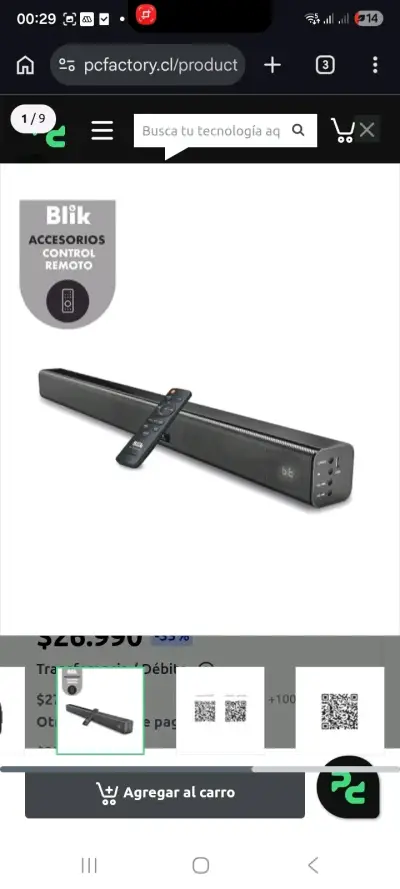 Receptor de Audio Blik con USB y Modos Múltiples - miniatura 2