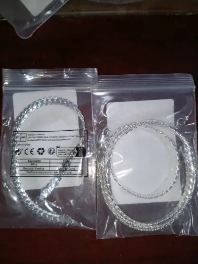 Cadena de plata esterlina + pulsera de plata - miniatura 2