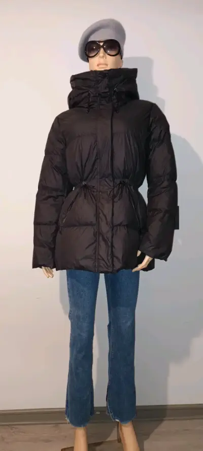 Chaqueta acolchada negra para mujer - miniatura 1