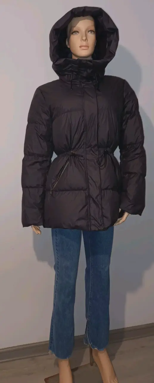 Chaqueta acolchada negra para mujer - 3