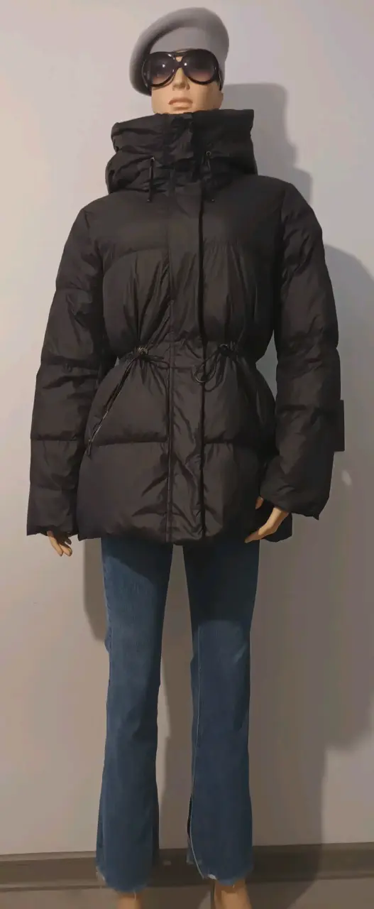 Chaqueta acolchada negra para mujer - 5