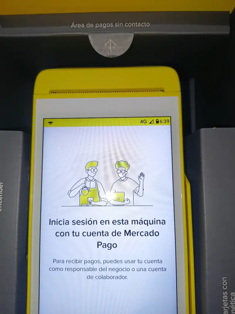 Lector de Tarjetas Mercado Pago con Pantalla Tácti - 6