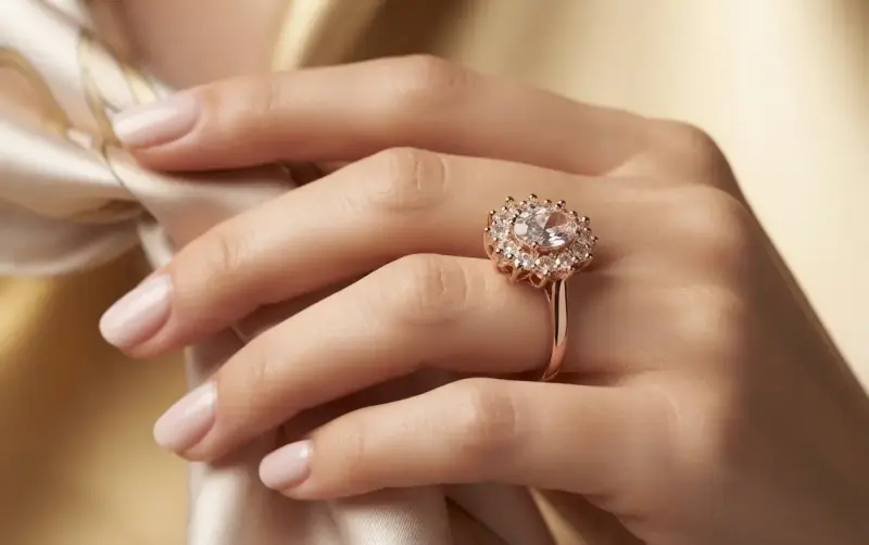 Anillo Corona Imperial de Corte Ovalado - 2
